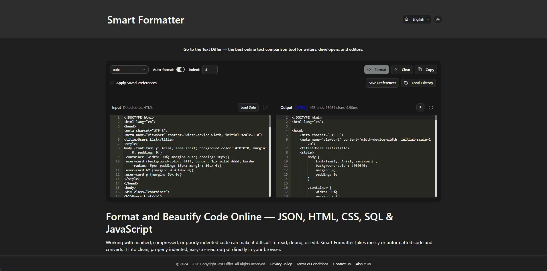 Как форматировать HTML и CSS для упрощения веб-разработки
