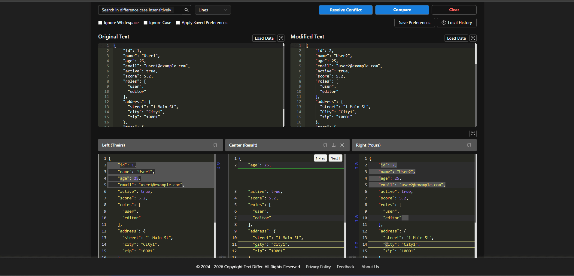 Ferramenta de Mesclagem de 3 Vias - Resolva Conflitos Fácil e Eficientemente